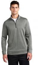 Sport-Tek ® PosiCharge ® Sport-Wick ® Heather Fleece 1/4-Zip Pullover